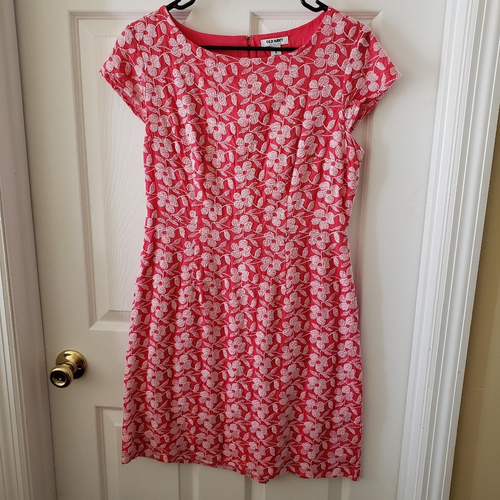 Pink floral Dress